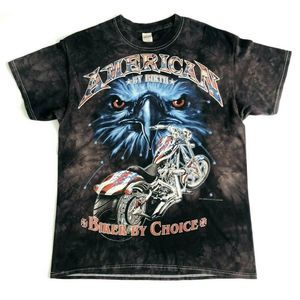 American By Birth Biker By Choice Eagle Shirt